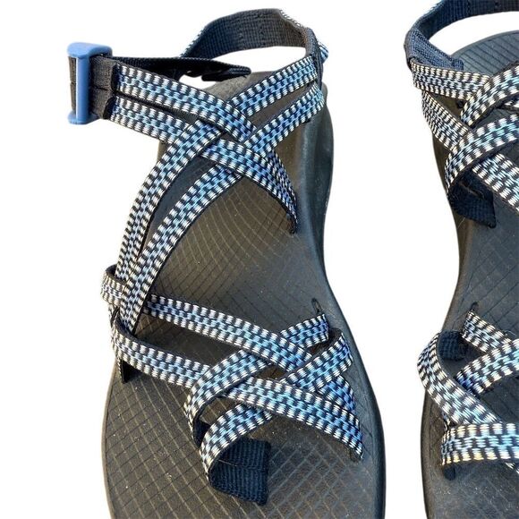 Chaco Women's Z Eddy X2 Slingback Sandals Blue Casual Summer Shoes - Picture 5 of 12